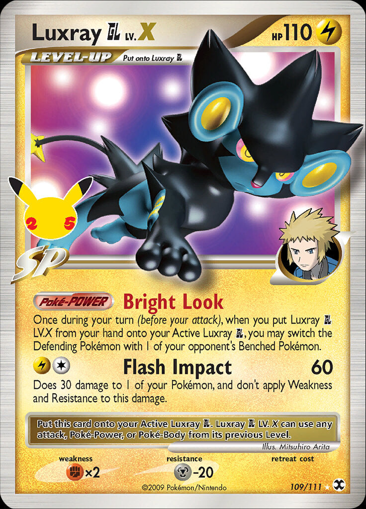 Luxray GL LV.X (109/111) [Celebrations: 25th Anniversary - Classic Collection] | Card Citadel