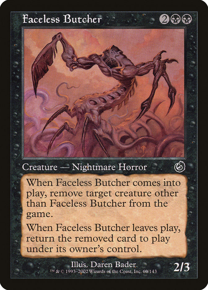 Faceless Butcher [Torment] | Card Citadel