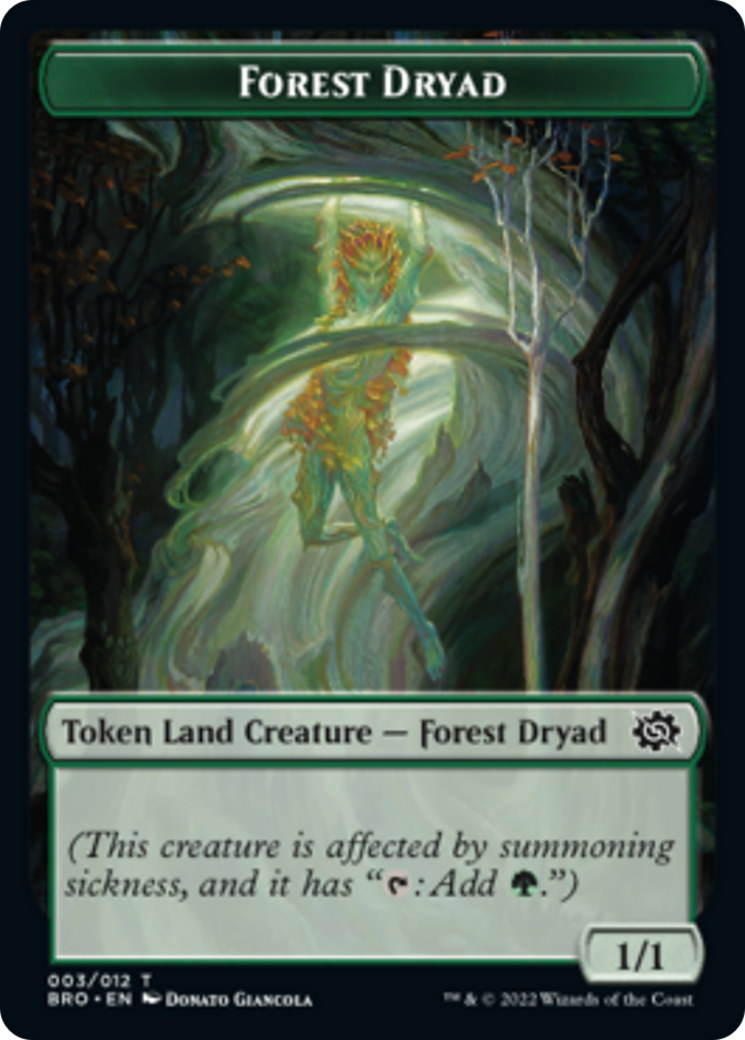 Forest Dryad Token [The Brothers' War Tokens] | Card Citadel