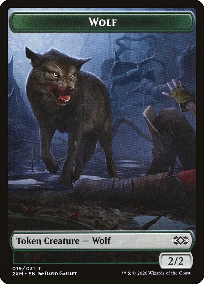 Wolf Token [Double Masters] | Card Citadel