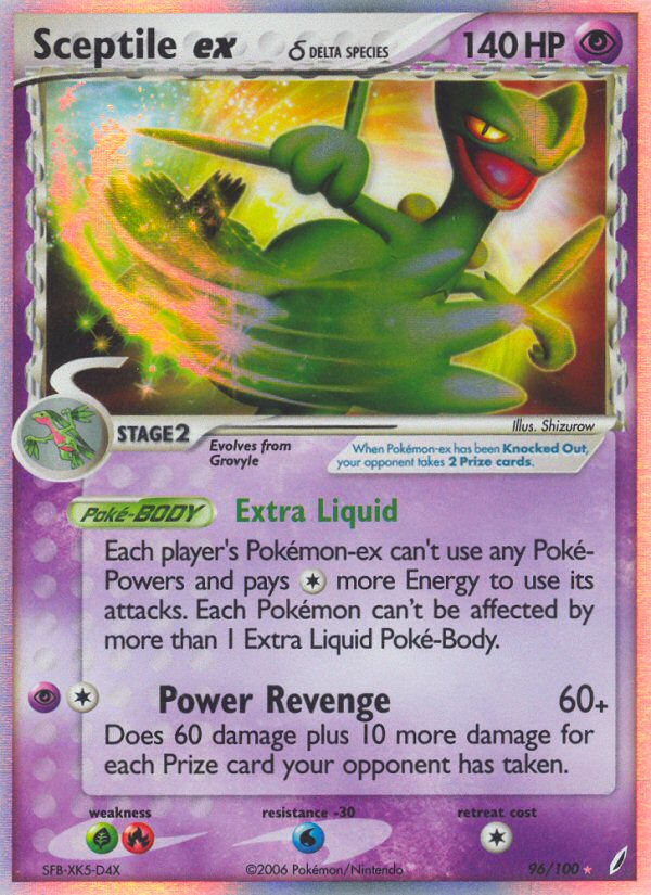 Sceptile ex (96/100) (Delta Species) [EX: Crystal Guardians] | Card Citadel