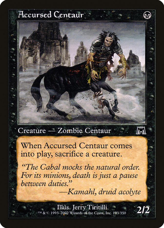 Accursed Centaur [Onslaught] | Card Citadel