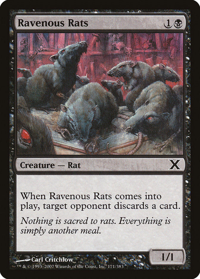 Ravenous Rats [Tenth Edition] | Card Citadel