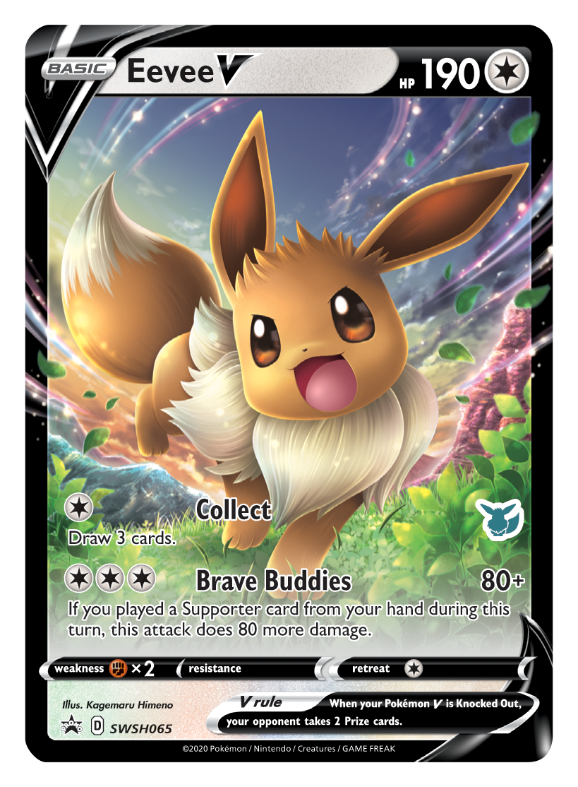 Eevee V (SWSH065) (Eevee Deck) [Battle Academy 2022] | Card Citadel