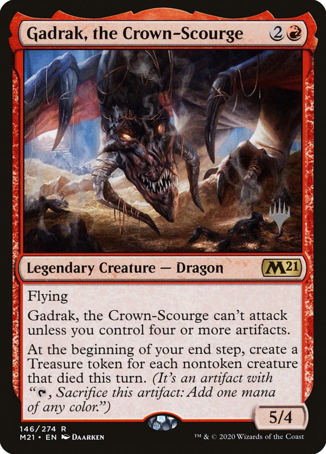 Gadrak, the Crown-Scourge (Promo Pack) [Core Set 2021 Promos] | Card Citadel