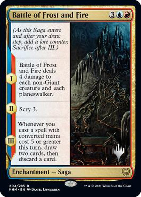Battle of Frost and Fire [Kaldheim Promo Pack] | Card Citadel
