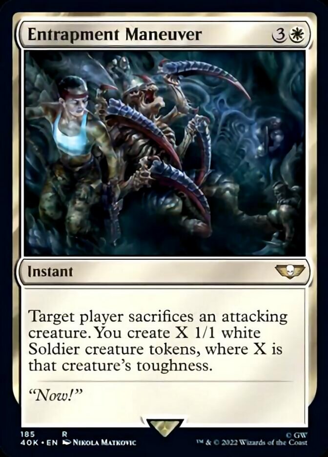 Entrapment Maneuver (Surge Foil) [Universes Beyond: Warhammer 40,000] | Card Citadel