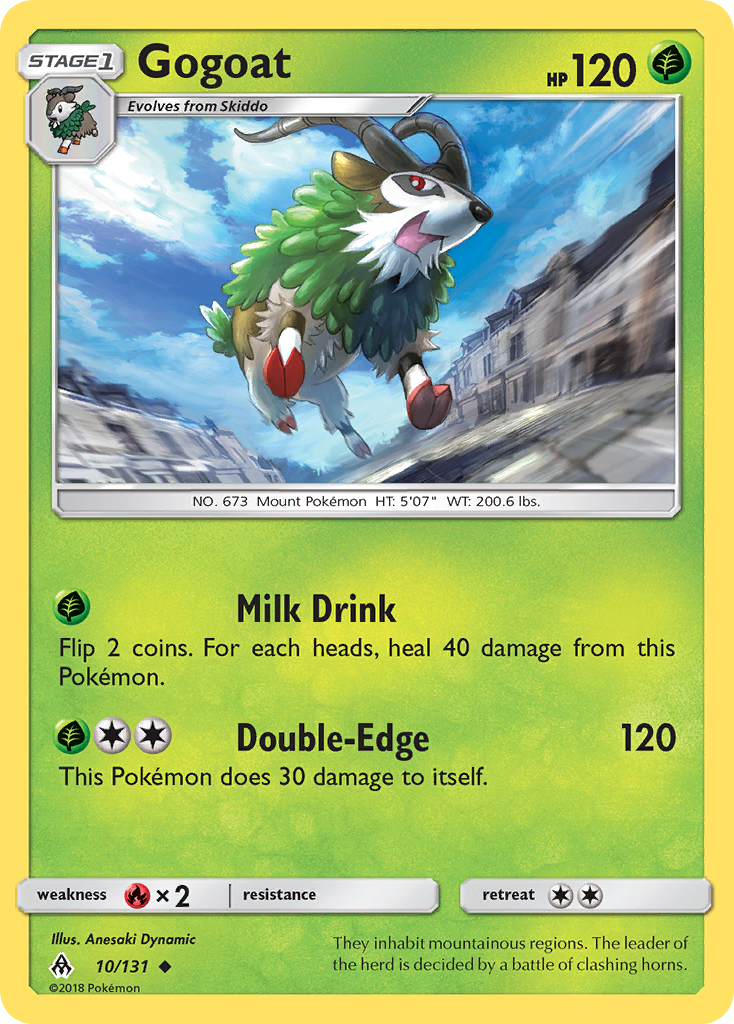 Gogoat (10/131) [Sun & Moon: Forbidden Light] | Card Citadel