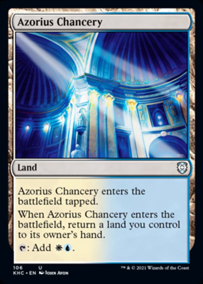 Azorius Chancery [Kaldheim Commander] | Card Citadel