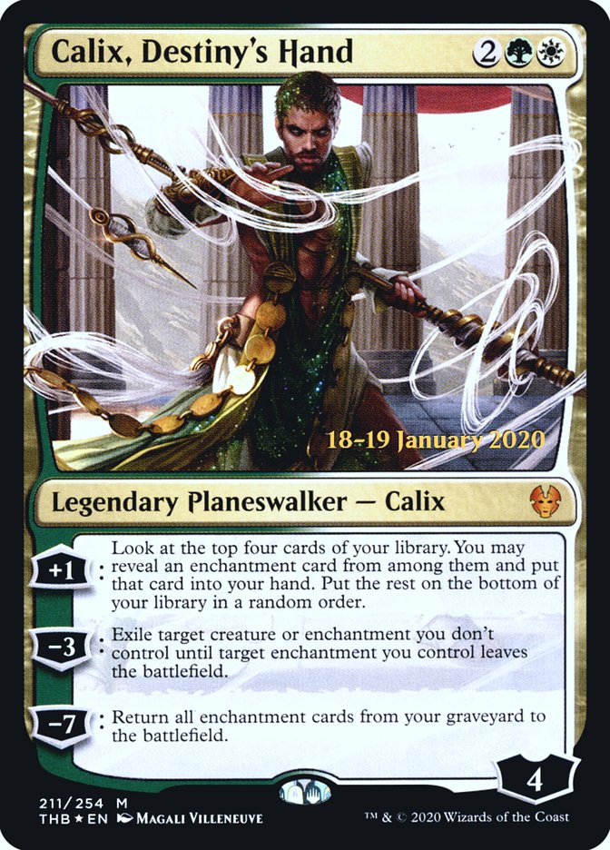 Calix, Destiny's Hand [Theros Beyond Death Prerelease Promos] | Card Citadel
