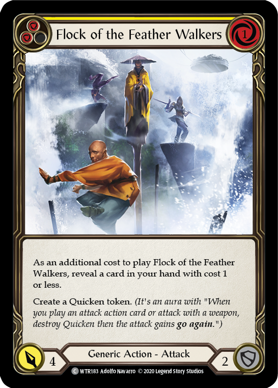 Flock of the Feather Walkers (Yellow) [U-WTR183] (Welcome to Rathe Unlimited)  Unlimited Normal | Card Citadel