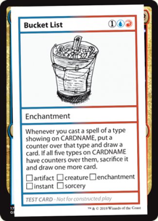 Bucket List (2021 Edition) [Mystery Booster Playtest Cards] | Card Citadel