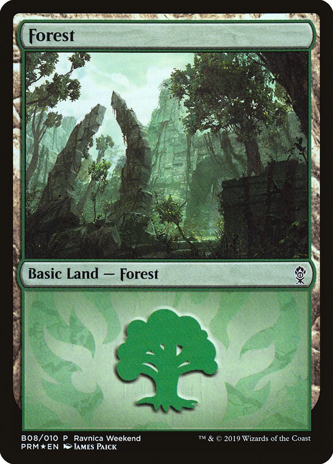 Forest (B08) [Ravnica Allegiance Guild Kit] | Card Citadel