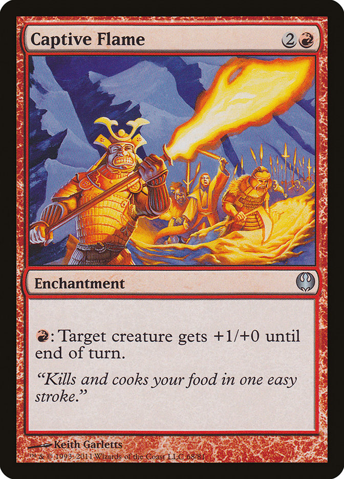 Captive Flame [Duel Decks: Knights vs. Dragons] | Card Citadel