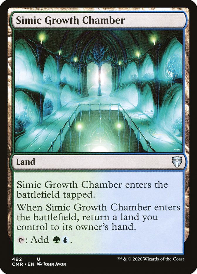 Simic Growth Chamber [Commander Legends] | Card Citadel