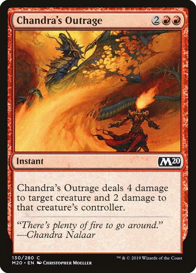 Chandra's Outrage [Core Set 2020] | Card Citadel