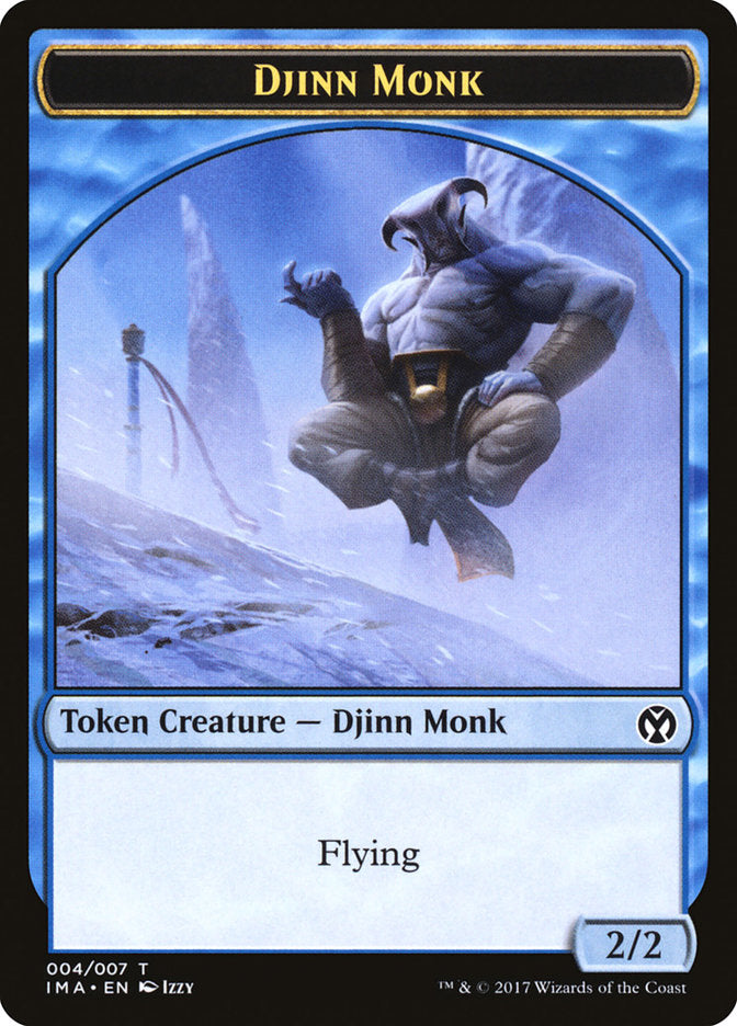 Djinn Monk [Iconic Masters Tokens] | Card Citadel
