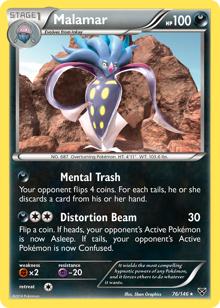 Malamar (76/146) [XY: Base Set] | Card Citadel