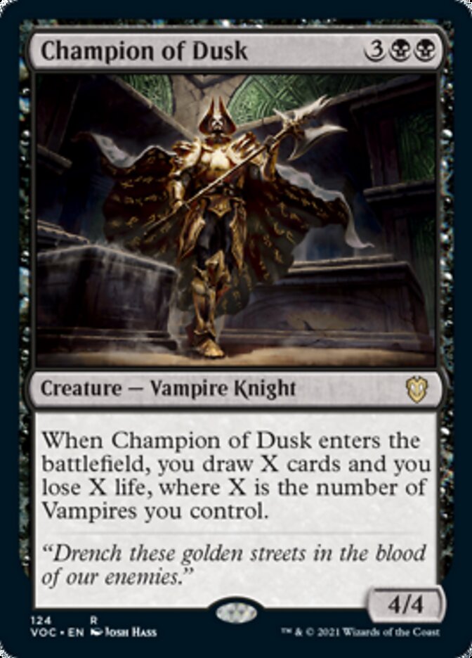 Champion of Dusk [Innistrad: Crimson Vow Commander] | Card Citadel