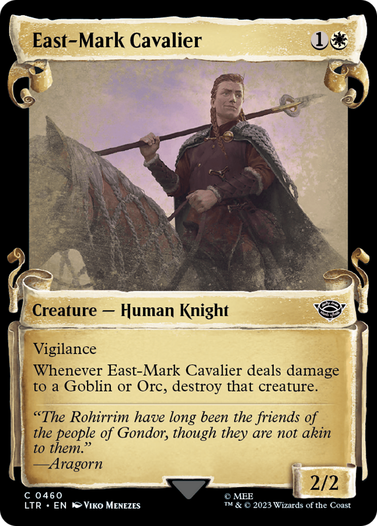 East-Mark Cavalier [The Lord of the Rings: Tales of Middle-Earth Showcase Scrolls] | Card Citadel