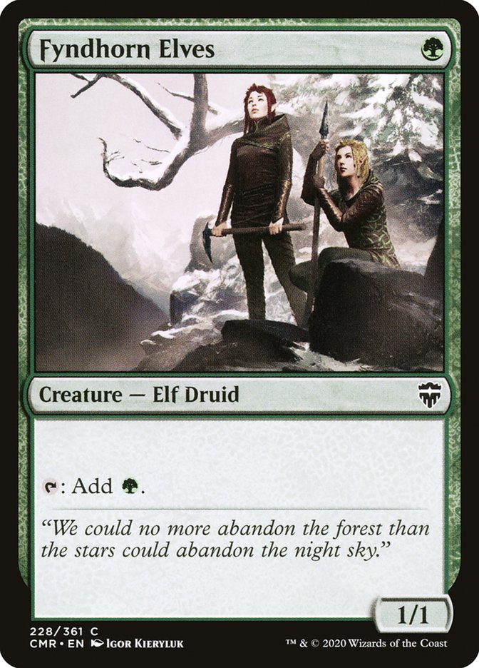 Fyndhorn Elves [Commander Legends] | Card Citadel