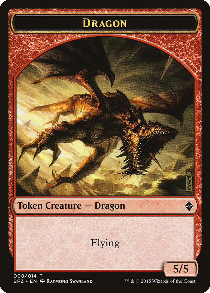 Dragon [Battle for Zendikar Tokens] | Card Citadel