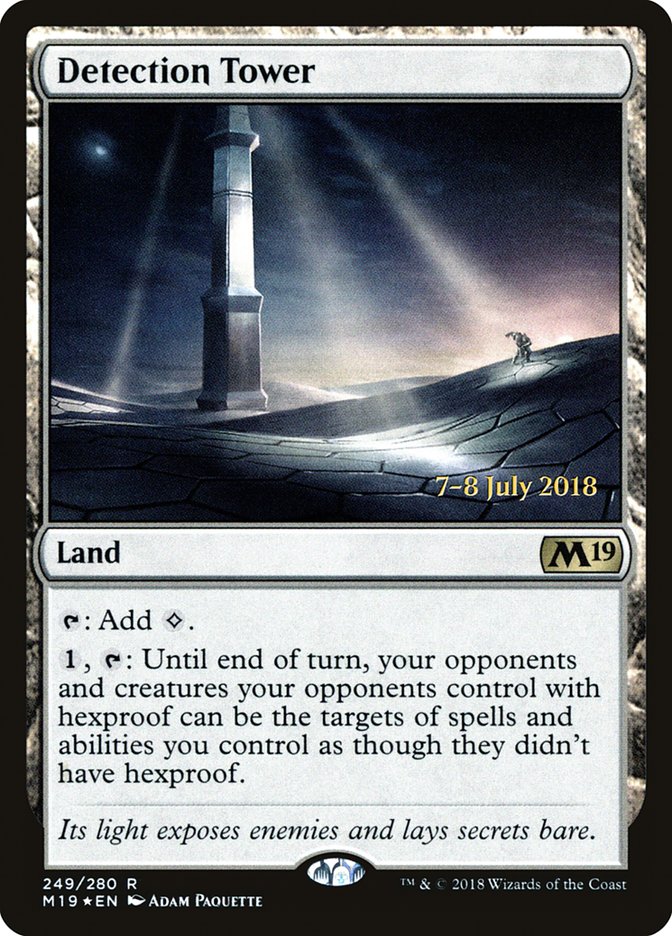 Detection Tower [Core Set 2019 Promos] | Card Citadel