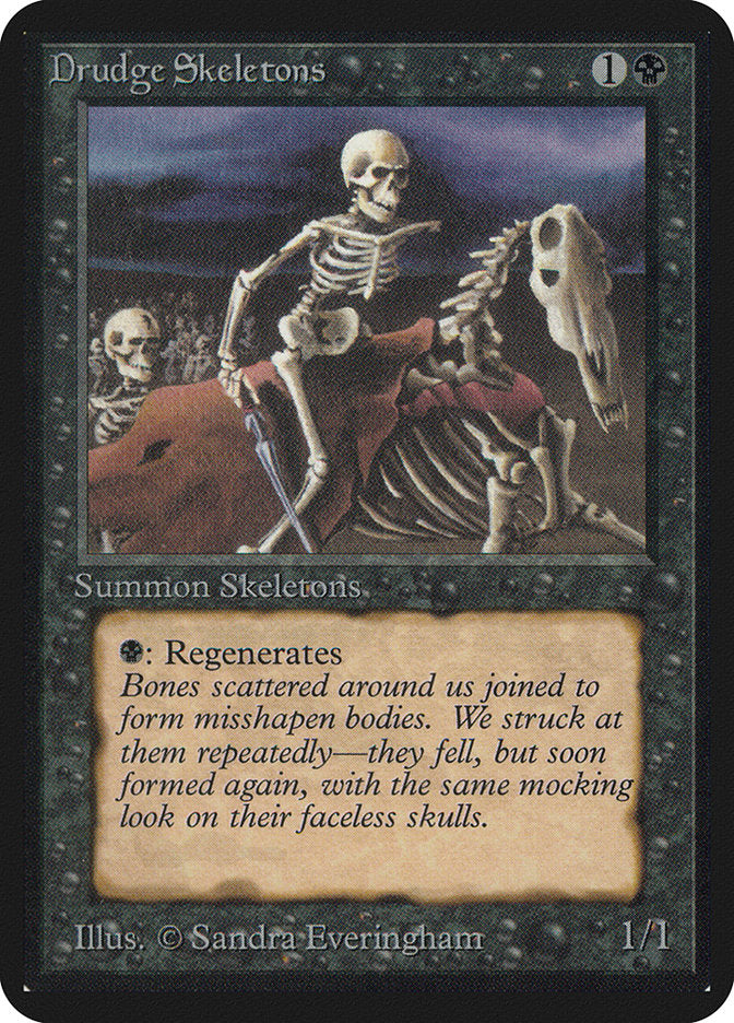 Drudge Skeletons [Limited Edition Alpha] | Card Citadel