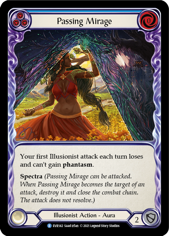 Passing Mirage (Blue) [EVR142] (Everfest)  1st Edition Normal | Card Citadel