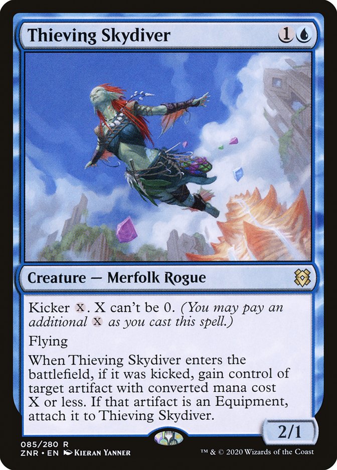 Thieving Skydiver [Zendikar Rising] | Card Citadel