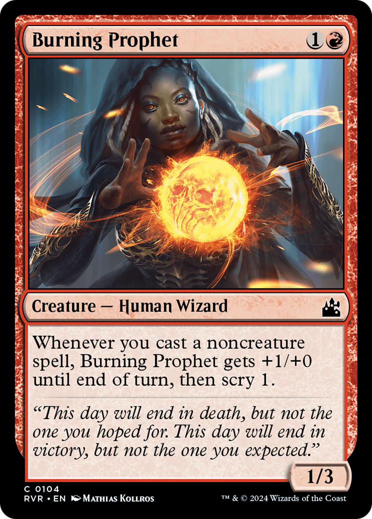 Burning Prophet [Ravnica Remastered] | Card Citadel