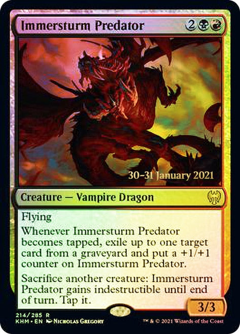 Immersturm Predator  [Kaldheim Prerelease Promos] | Card Citadel