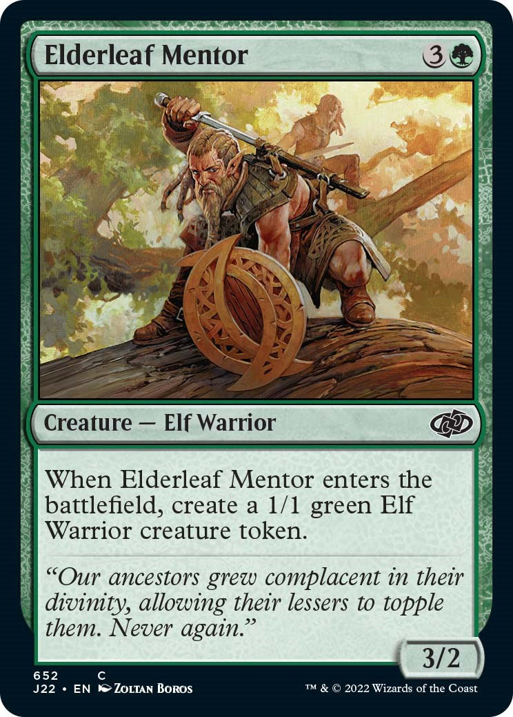 Elderleaf Mentor [Jumpstart 2022] | Card Citadel