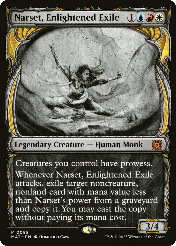 Narset, Enlightened Exile (Showcase) [March of the Machine: The Aftermath] | Card Citadel