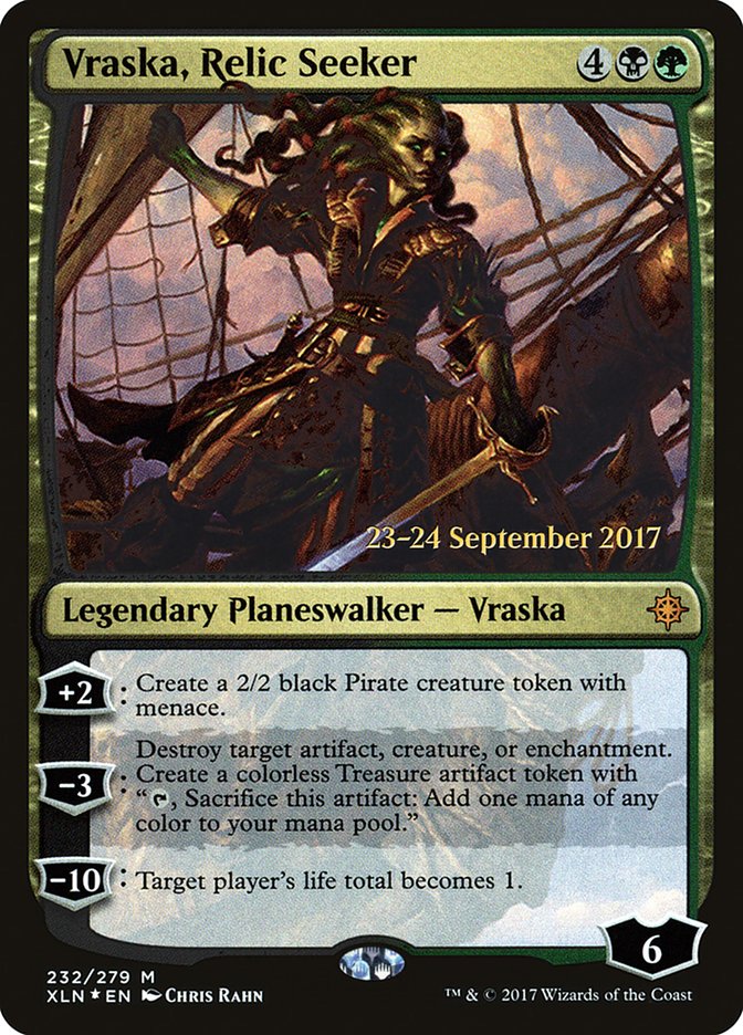 Vraska, Relic Seeker  [Ixalan Prerelease Promos] | Card Citadel