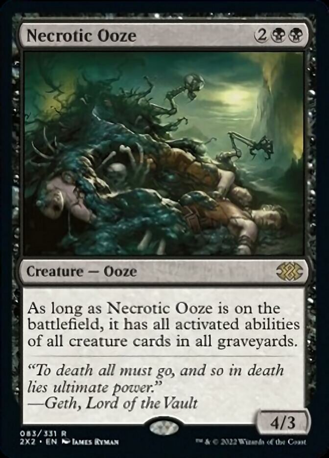 Necrotic Ooze [Double Masters 2022] | Card Citadel