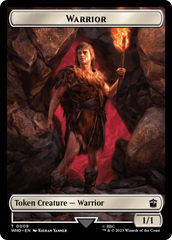 Warrior // Treasure (0029) Double-Sided Token [Doctor Who Tokens] | Card Citadel
