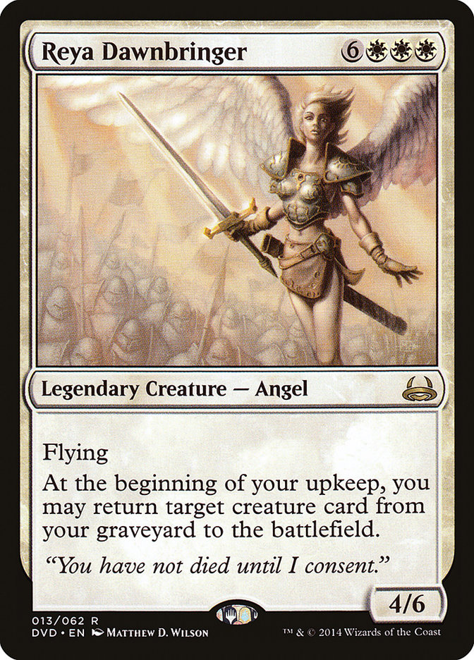 Reya Dawnbringer (Divine vs. Demonic) [Duel Decks Anthology] | Card Citadel