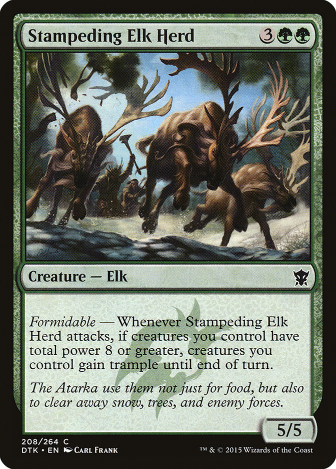 Stampeding Elk Herd [Dragons of Tarkir] | Card Citadel