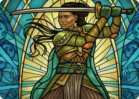 Shanna, Purifying Blade Art Card 2 [Dominaria United Art Series] | Card Citadel