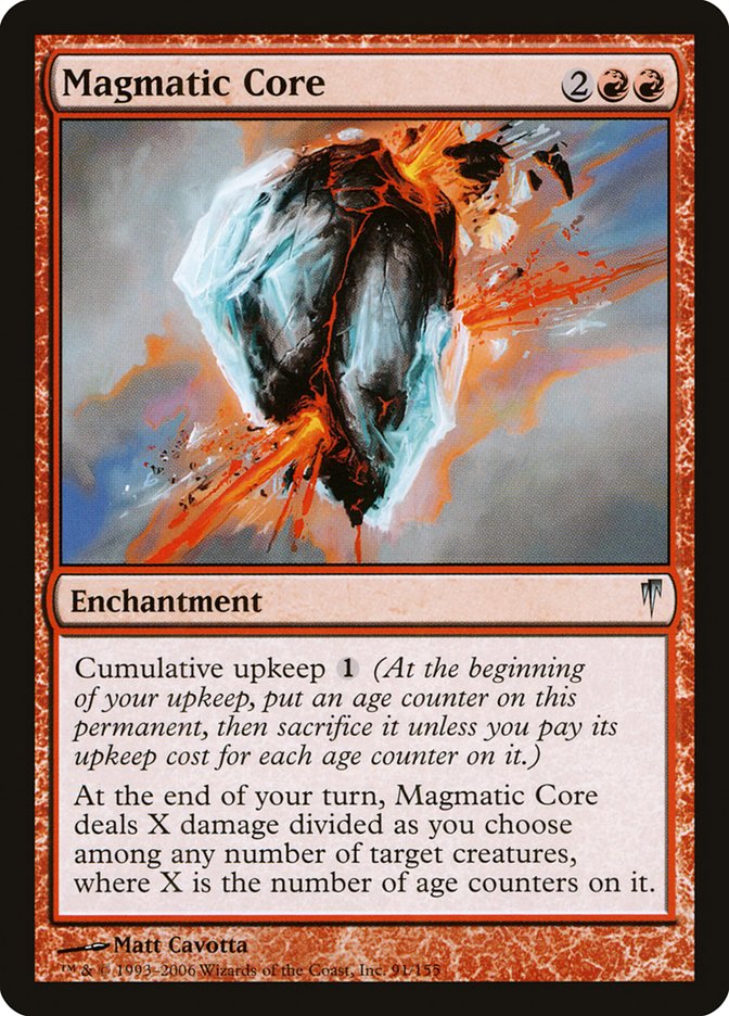 Magmatic Core [Coldsnap] | Card Citadel