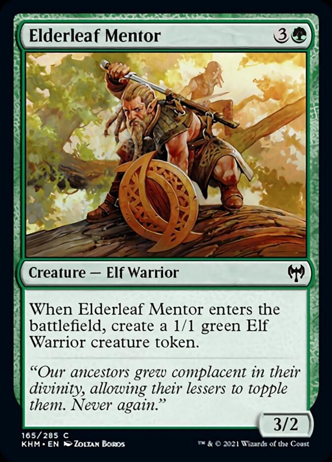 Elderleaf Mentor [Kaldheim] | Card Citadel