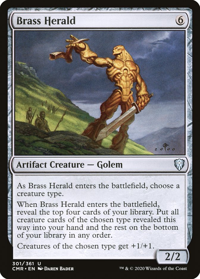 Brass Herald [Commander Legends] | Card Citadel