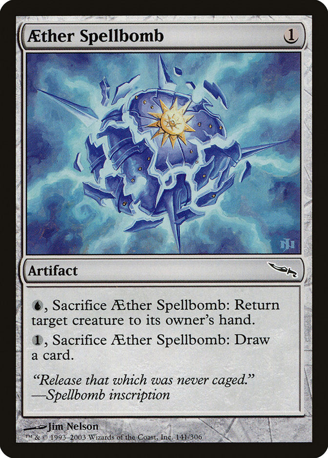 Aether Spellbomb [Mirrodin] | Card Citadel