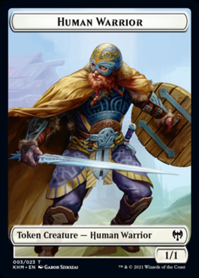 Human Warrior Token [Kaldheim] | Card Citadel