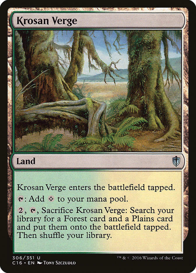 Krosan Verge [Commander 2016] | Card Citadel