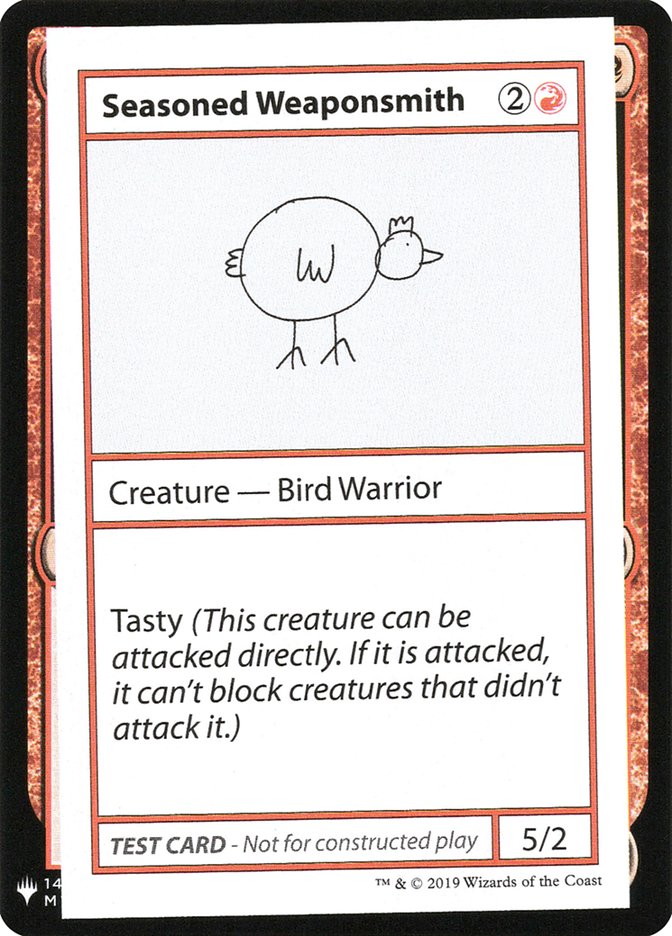 Seasoned Weaponsmith [Mystery Booster Playtest Cards] | Card Citadel