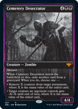 Cemetery Desecrator [Innistrad: Double Feature] | Card Citadel