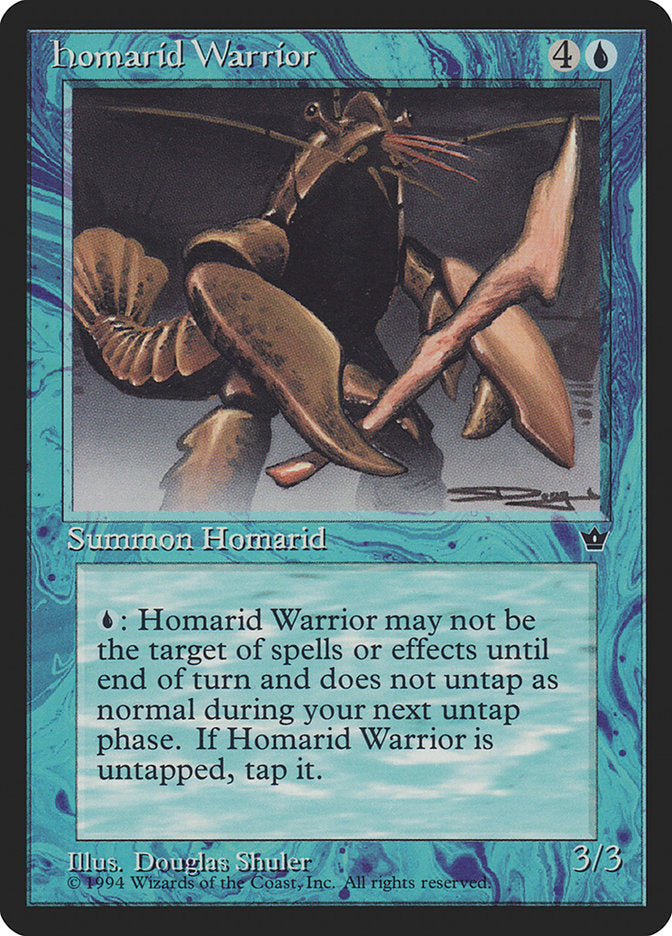 Homarid Warrior (Douglas Shuler) [Fallen Empires] | Card Citadel