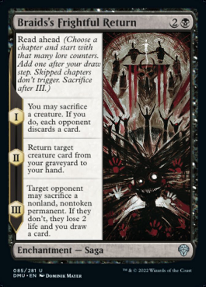Braids's Frightful Return [Dominaria United] | Card Citadel